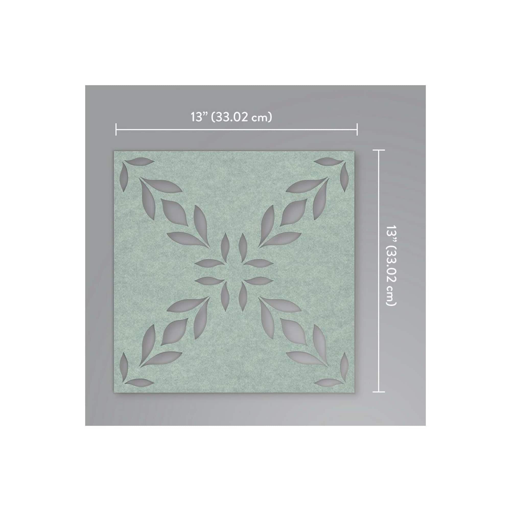 RoomMates Sky Blue Botanical Trellis Acoustical Peel & Stick Tiles